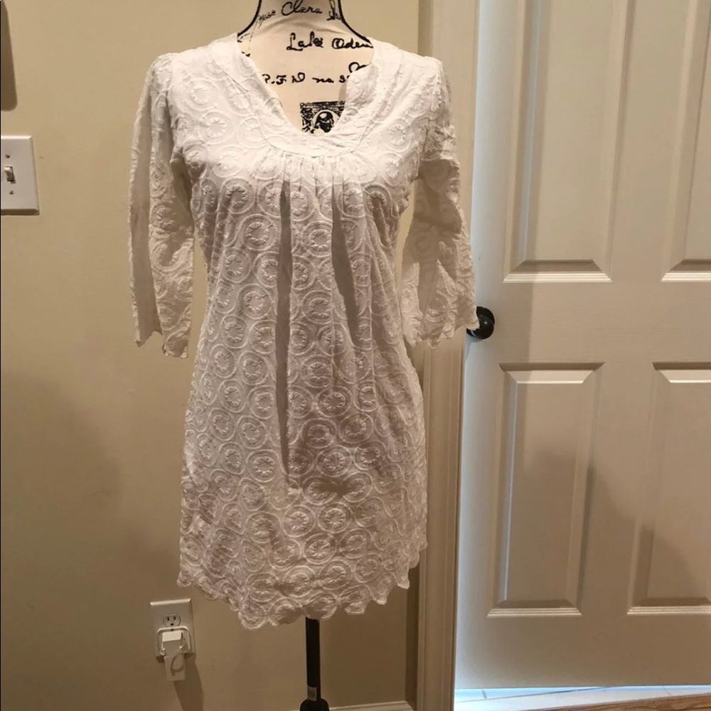 Voile White Dress Size Small
